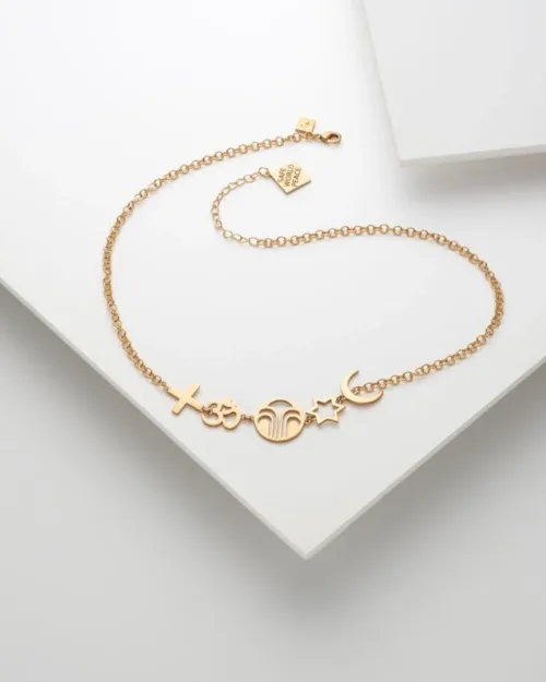 Collier SWP x Force For Good Foundation Gold Plate Brass